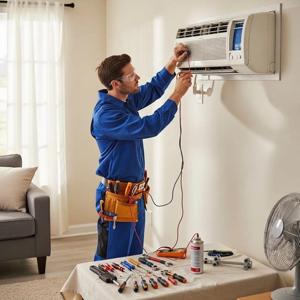 Sakarya Hotpoint Hotpoint klima gaz dolumu ve bakım – Enerji verimliliği artırıldı. - Teknik servis örneği